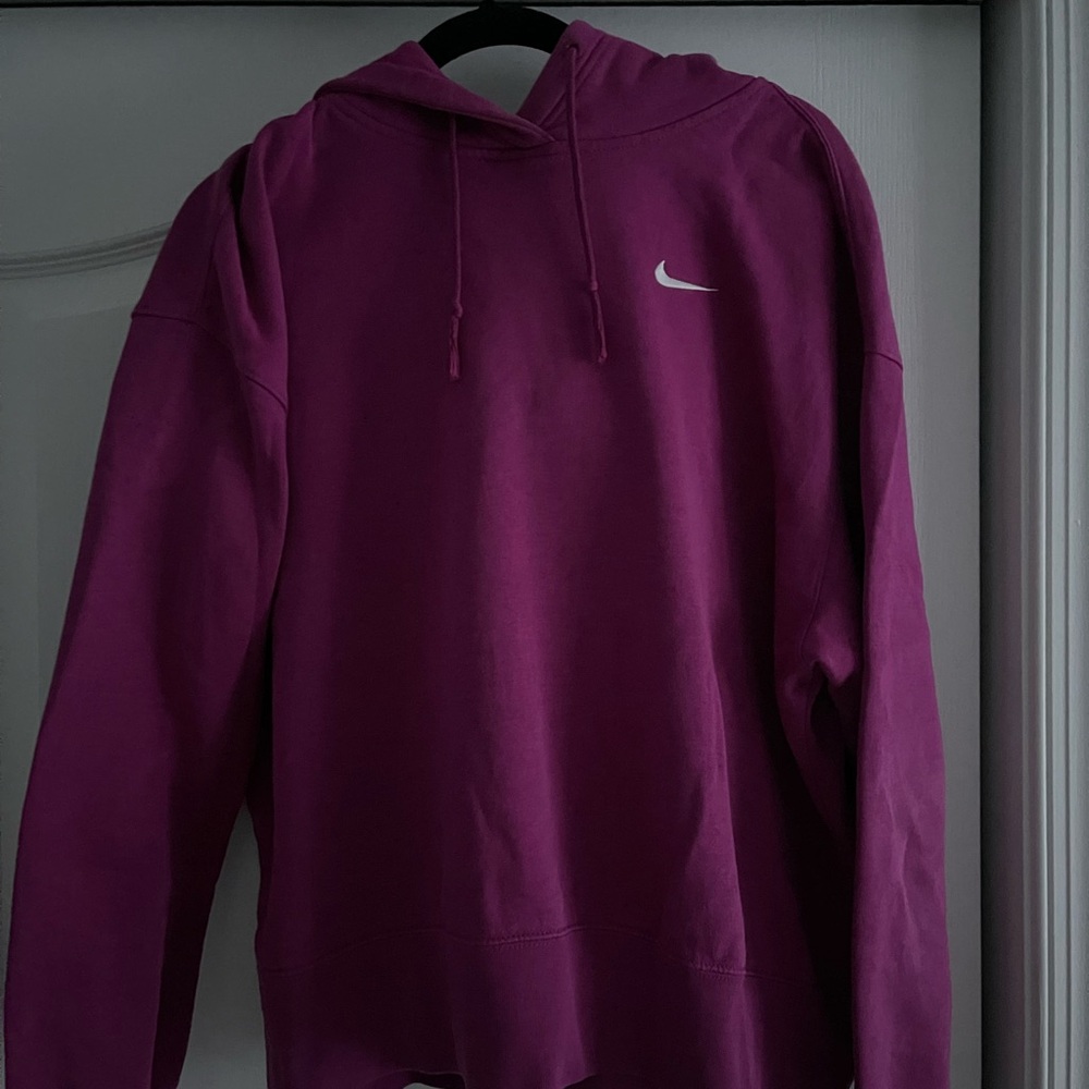 Nike Purple Hoodie with White Logo